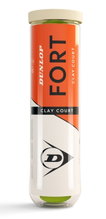 Dunlop Tennisbälle Fort Clay Court (Sandplatz) Dose 4er